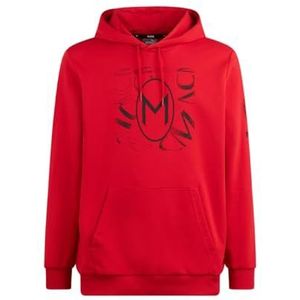 PUMA Heren AC Milan Core Hoodie, Voor alle tijden Rood Zwart, L