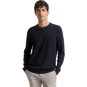 TOM TAILOR heren trui, 39290 - Navy Multicolor Space Dye, XL