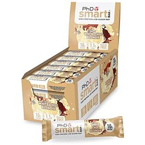 PhD Nutrition Smart Bar Protein Eiwitreep Witte chocolade 24x32g, 31% eiwit