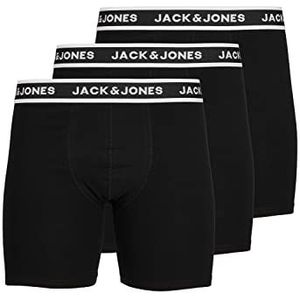Jack & Jones Boxershorts voor heren, Zwart/Pack: Zwart - Zwart, S