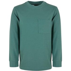 Urban Classics - Heavy Oversized Pocket - Longsleeve Shirt - Groen - Kids
