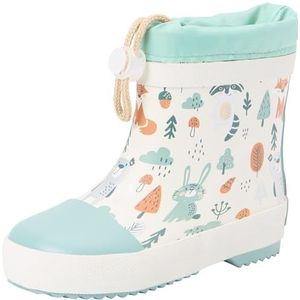 Playshoes Rubberen laarzen, halfhoog, bos, gevoerd, uniseks, kinderen, Natuur bos, 26 EU