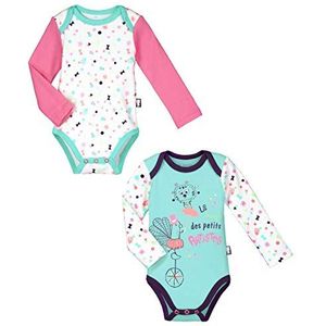 2 stuks bodys baby meisjes kleine troep - grootte - 24 maanden (92 cm)