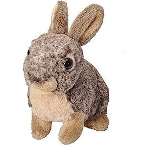 Wild Republic 15951 18044 Bunny Plush Konijn, knuffeldier, pluche dier, 20 cm, Multi