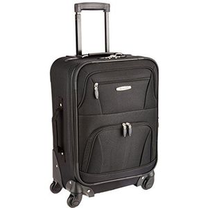 Rockland Pasadena 19"" Expandable spinner Carry On, handbagage