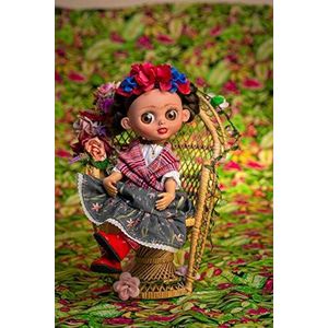 Luxury Dolls Realistische pop met 13 gewrichten Berjuan Luxury Dolls, geïnspireerd door kunstenaars (Frida-geïnspireerde pop)