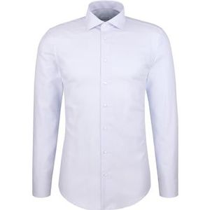 Seidensticker - 845261 - Chemise - Lichtblauw - Lange Mouwen - Coupe Droite