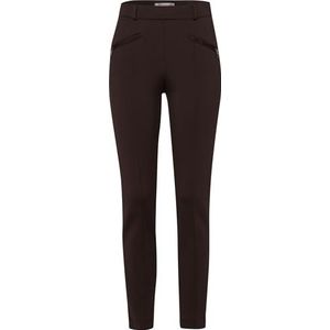 Raphaela by Brax Dames Lillyth Chic New Scuba Jersey broek, donkerbruin, 48 NL Kort