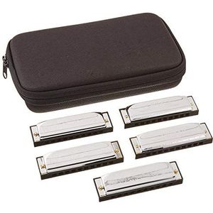 Hohner Case of Special 20s Harmonica 5-pack Keys van G, A, C, D, E (SPC)