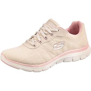 Skechers Flex Appeal 4.0 Fresh Move Sneaker voor dames, Zwart, 35.5 EU