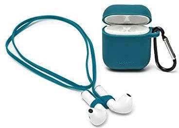 Legami - Air'n Go Set - Tas en Sleutelkoord - Petrol Blue - Siliconen