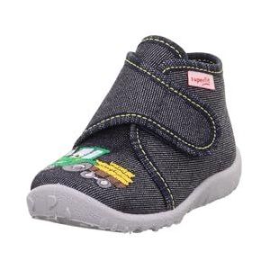 Superfit Baby Mädchen SPOTTY Hausschuhe, blau 8080