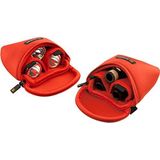 Protec N265RX 3-delige Trombone/Alto Neopreen Mondstuk Pouch - Rood