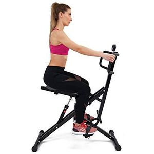TechFit All Crunch krachttrainer, dubbele fiets, full-body trainer, opvouwbaar, voor het ontspannen van benen, rug, armen, billen en buik