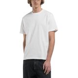 Replay Heren Regular Fit T-shirt van katoen, 011, natuurlijk wit., L