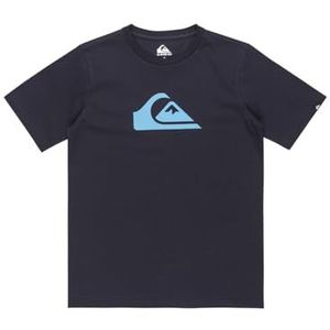Quiksilver - EV Comp Logo - T-shirt - Blauw - Korte Mouwen - Jongens 8-16 jaar