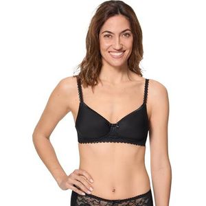 Playtex - Flower Elegance - BH zonder Beugels - Zwart - Polyester