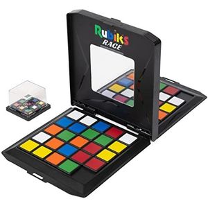 Rubik's Race - het spel voor 2 Rubiks-fans vanaf 7 jaar, snel strategisch schuif- en logicaspel - gebaseerd op het klassieke originele Rubik's Cube-kleurenschema