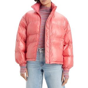 Levi's Dames Retro Puffer Jacket, Italiaanse roze, S, Italiaanse roos, S