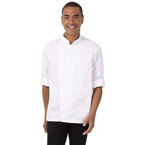 Chef Works Hartford Chef jas voor heren, Wit, 3XL
