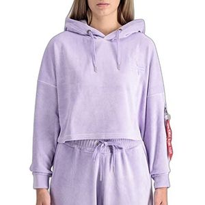 Alpha Industries Badstof Hoody COS Wmn Casual Shorts, Pale Violet, XS voor dames, Lichtviolet, XS