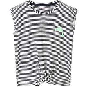 TOM TAILOR meisjes top, 35560 - Navy White Even Stripe, 92/98 cm