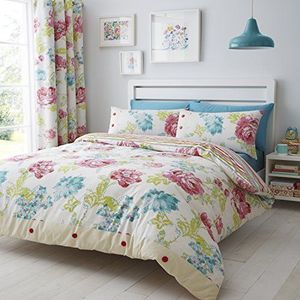 Catherine Lanfield beddengoed STAB Stitch Floral 220 x 240 + 2 (80 x 80)