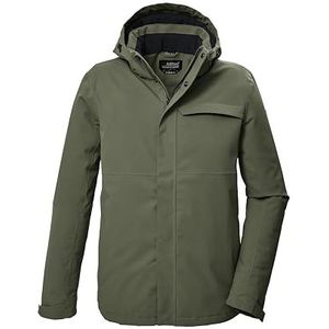 killtec heren Functioneel jack/outdoorjack met afritsbare capuchon KOW 5 MN JCKT, oliv, XL, 41844-000
