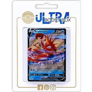 Krabboss V (Kingler V) 28/172 - Ultraboost X Epée et Bouclier 9 - Stars Étincelantes - Doos met 10 Franse Pokemon kaarten