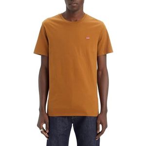 Levi's heren T-Shirt Ss Original Housemark Tee, Dark Ginger, XS