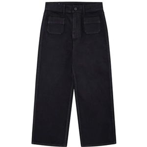 Pepe Jeans Lexa Jr Jeans voor meisjes, zwart, 8 Jaar