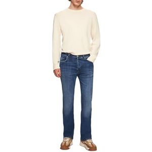 LTB Jeans Heren Tinman 400 - Bootcut Mid Rise Basic-5-Pocket Dark Wash Blauw van katoenmix - maat W38L36, blauw, 38W / 36L