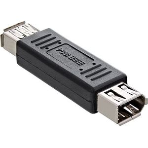 FireWire 400 koppelstuk met 6-pins (v) - 6-pins (v) connectoren / zwart