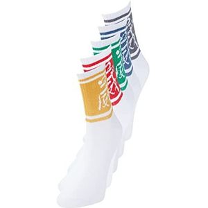 Trendyol Man Graphic 5 pack gebreide sokken, wit, Tek Ebat, Wit, One Size