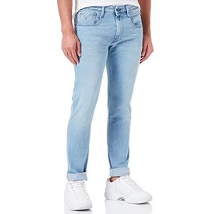 Replay Heren Anbass Jeans, 10 Light Blue, 3436
