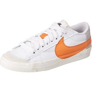 Nike Sneakers Uomo Blazer Low 77 Jumbo Dn2158 100, Wit Oranje Grijs, 38 EU