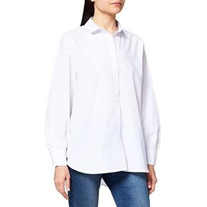 VERO MODA Dames Vmella L/S Basic Shirt Noos Longsleeve, wit (bright white), M