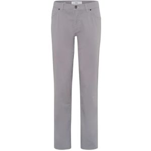 BRAX Herenstijl Cadiz Five Pocket in marathon kwaliteit vrijetijdsbroek, zilver, 32W / 30L