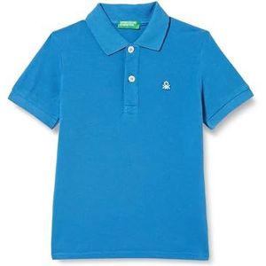 United Colors of Benetton Poloshirt voor kinderen en jongeren, bluette 3m6, 140