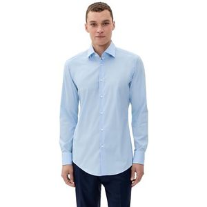BOSS Hugo Hank Kent Shirt voor heren, Licht Linnen Blauw, 15.5"" Neck