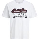 JACK & JONES Jongens Jjelogo Tee Ss Oneck 2 Col Aw25 Noos Mni, cloud dancer, 116