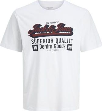 JACK & JONES Jongens Jjelogo Tee Ss Oneck 2 Col Aw25 Noos Mni, cloud dancer, 116