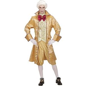 Widmann Kostuum Venetiaanse edelman, mantel met vest, vlinderdas, broek, adelige, baron, barok, gemaskerd bal, themafeest, carnaval