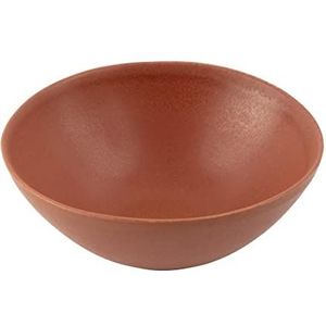 Olympia FC714 Steengoed Build-a-Bowl Cantaloupe Diepe Bowls, 230mm, Oranje, Pack van 4