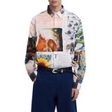 Desigual - Overhemd - Gemengde Kleuren - Knoopsluiting - Lange Mouw