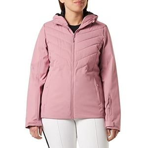 4F Dames SKI Jacket KUDN003 Jeans Dark Pink XL voor dames, Donker Roze, XL