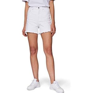 Mavi Millie Shorts voor dames, Wit 90s Str, 25W/Kort