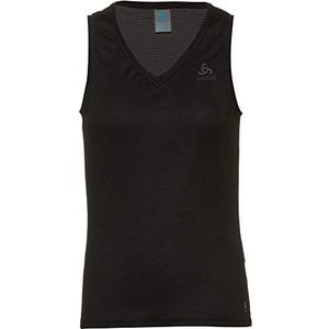 Ondershirt Odlo Women BL Top V-Neck Singlet Active F-Dry Light Black