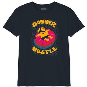 The Minion Monsters T-shirt voor jongens, Marine, 14 Jaren