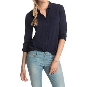 edc by ESPRIT Jersey blouse voor dames - blauw - 42